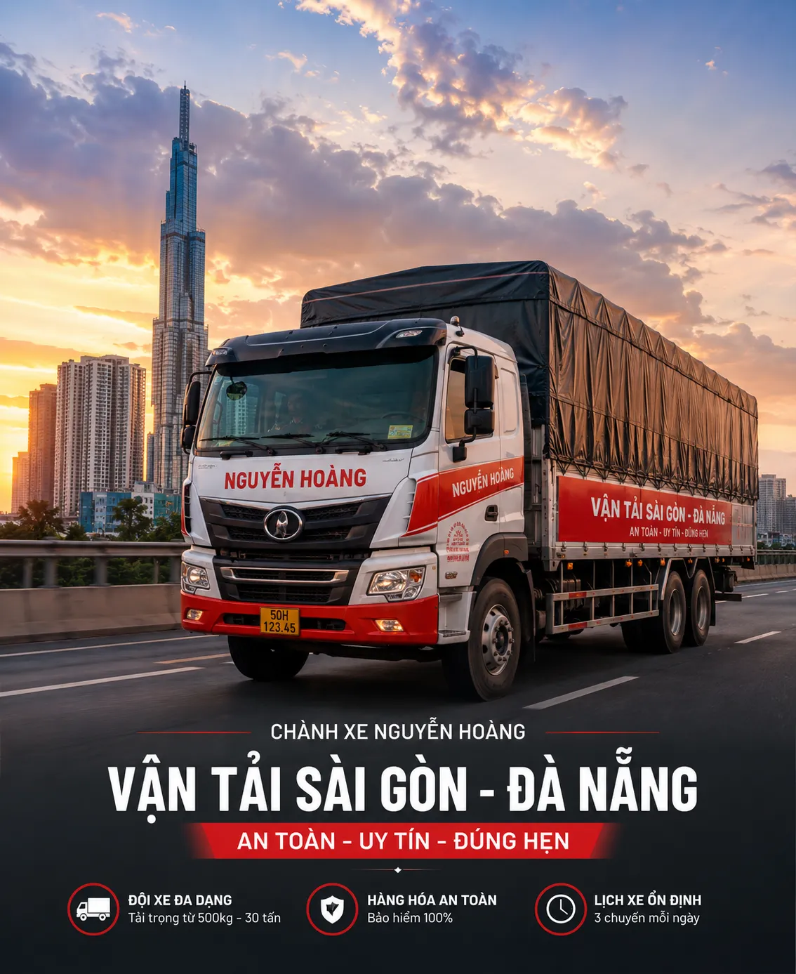 Vận Tải Sài Gòn Đà Nẵng Nguyễn Hoàng