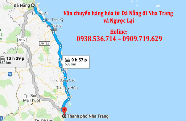 Vận chuyển hàng Đà Nẵng đi Nha Trang