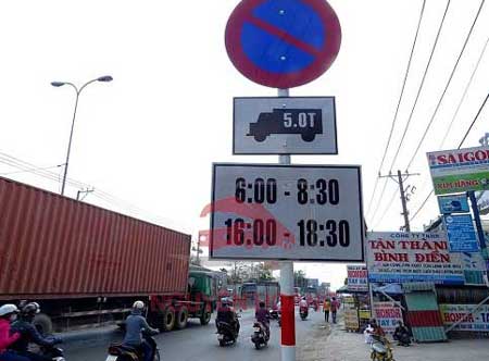 Quy định về thời gian cấm lưu thông xe tải trong Thành Phố